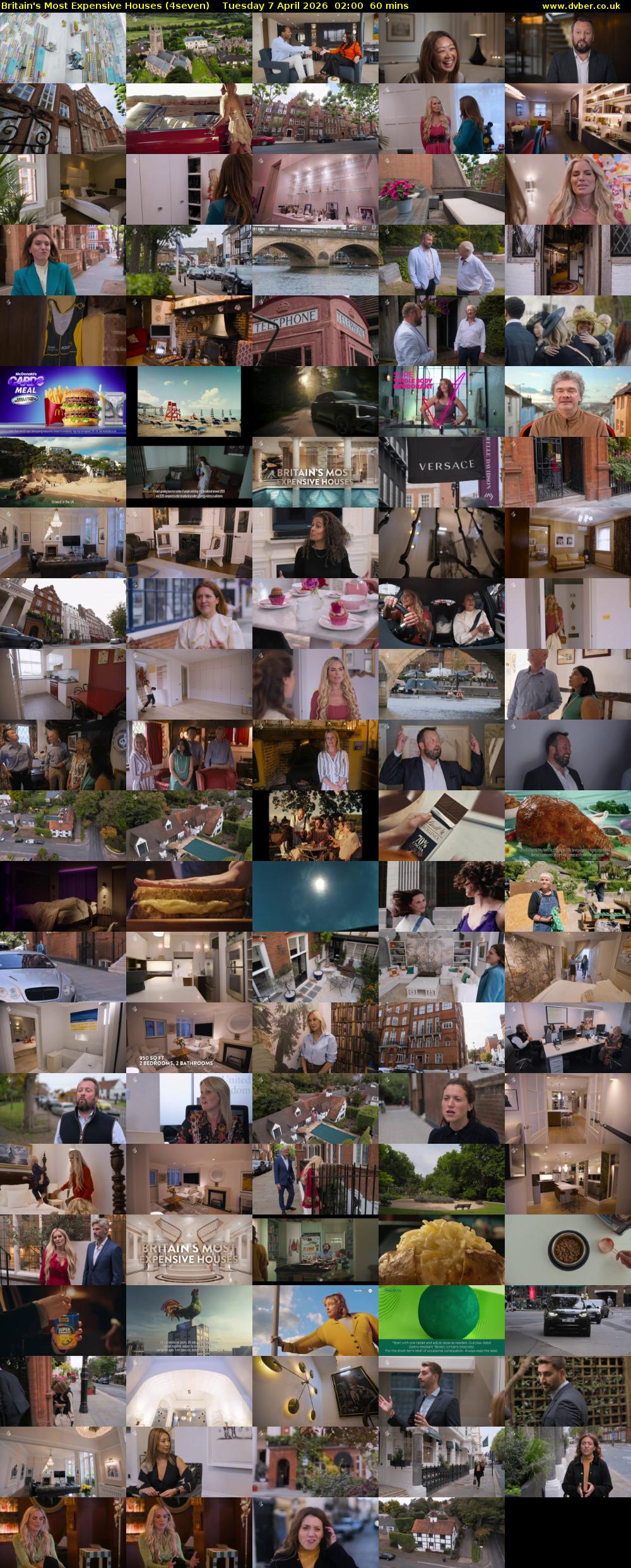 Britain's Most Expensive Houses (4seven) Tuesday 7 April 2026 02:00 - 03:00