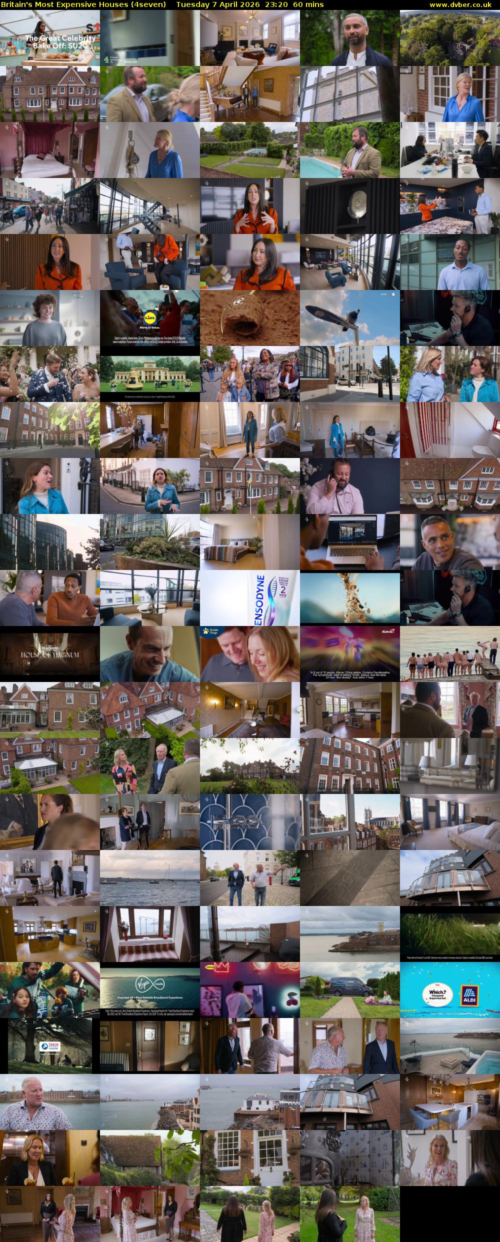 Britain's Most Expensive Houses (4seven) Tuesday 7 April 2026 23:20 - 00:20