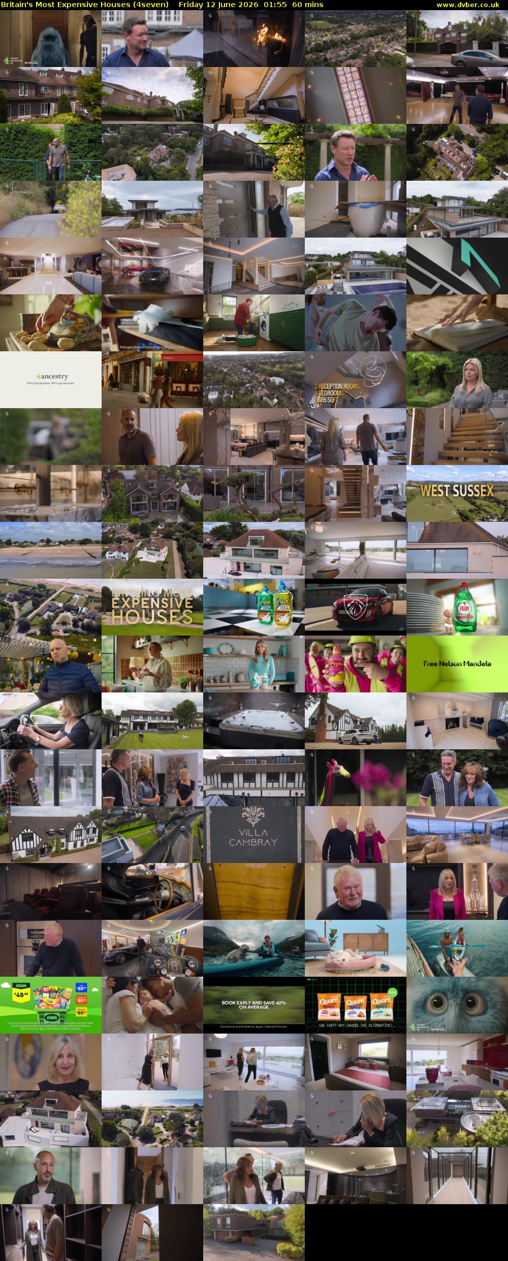 Britain's Most Expensive Houses (4seven) Friday 12 June 2026 01:55 - 02:55