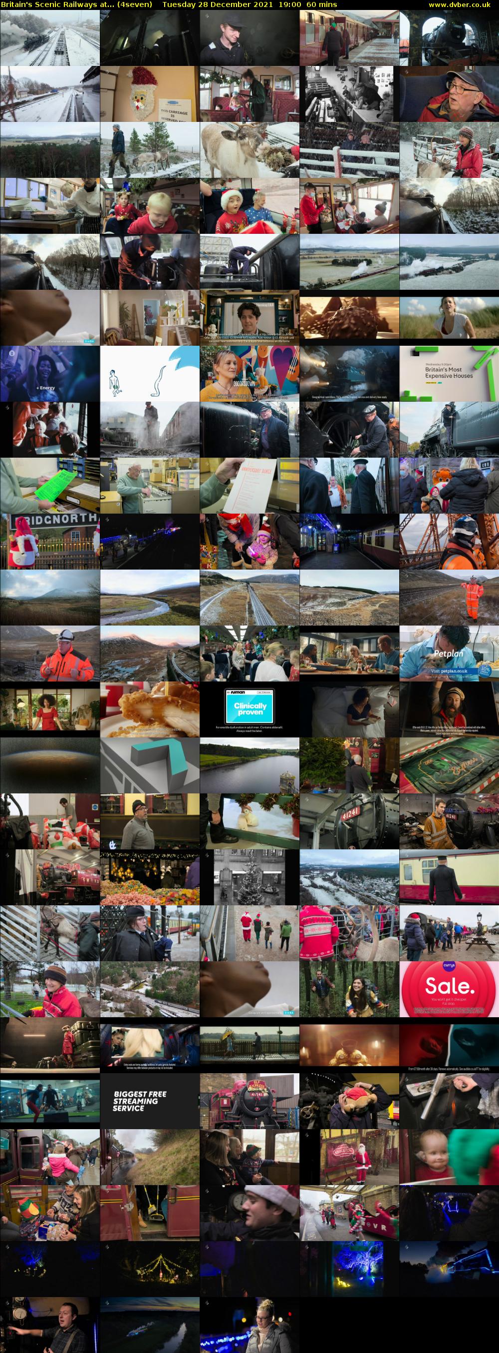 Britain's Scenic Railways at... (4seven) Tuesday 28 December 2021 19:00 - 20:00