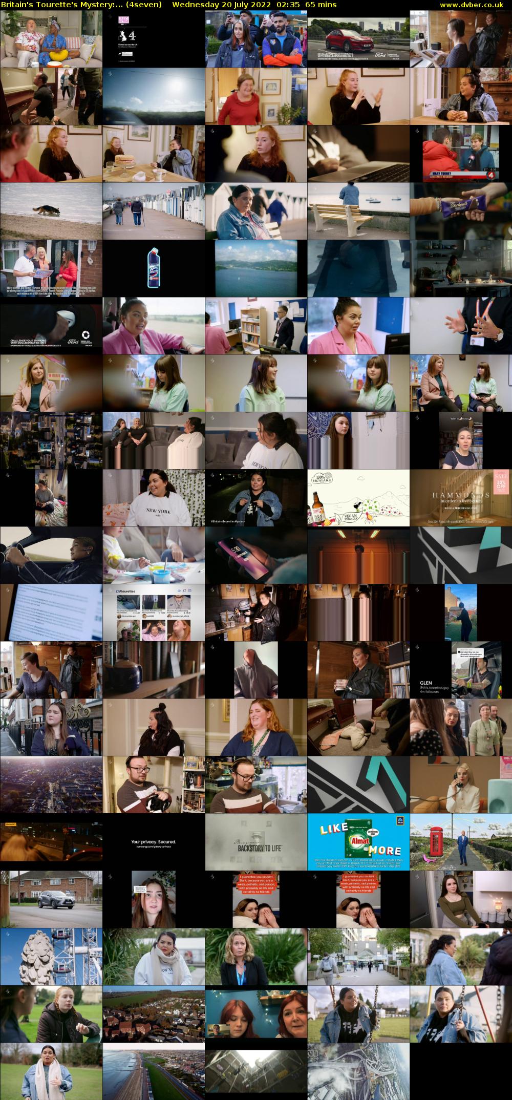 Britain's Tourette's Mystery:... (4seven) Wednesday 20 July 2022 02:35 - 03:40