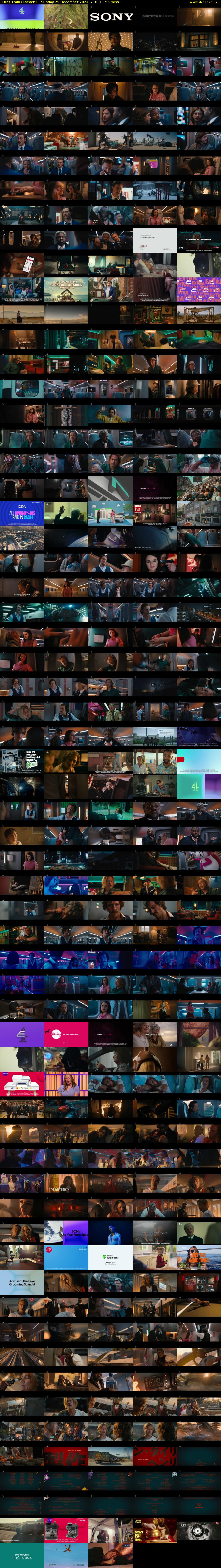 Bullet Train (4seven) Sunday 29 December 2024 21:00 - 23:35