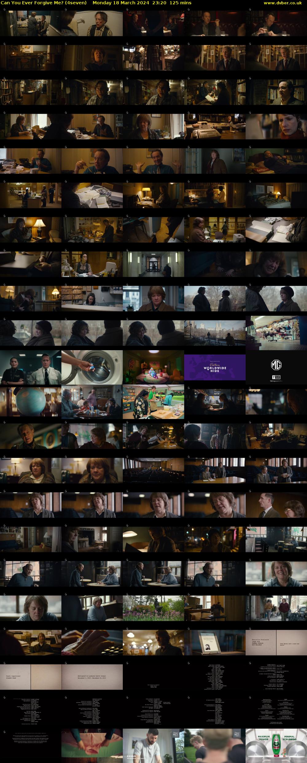 Can You Ever Forgive Me? (4seven) Monday 18 March 2024 23:20 - 01:25