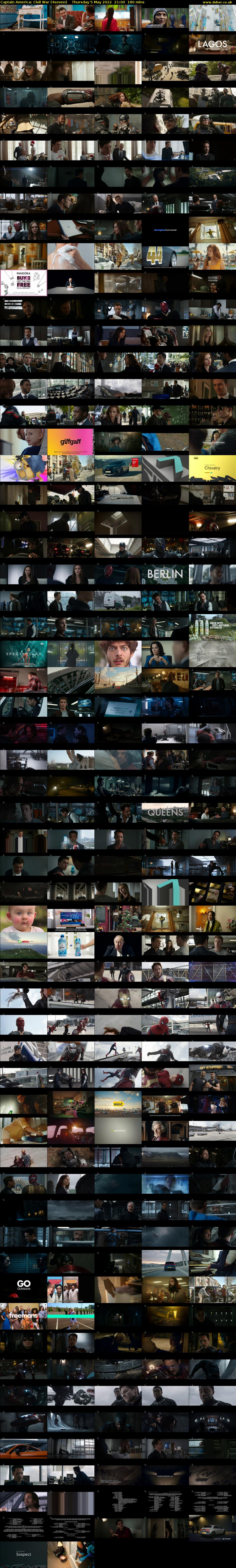 Captain America: Civil War (4seven) Thursday 5 May 2022 21:00 - 00:00