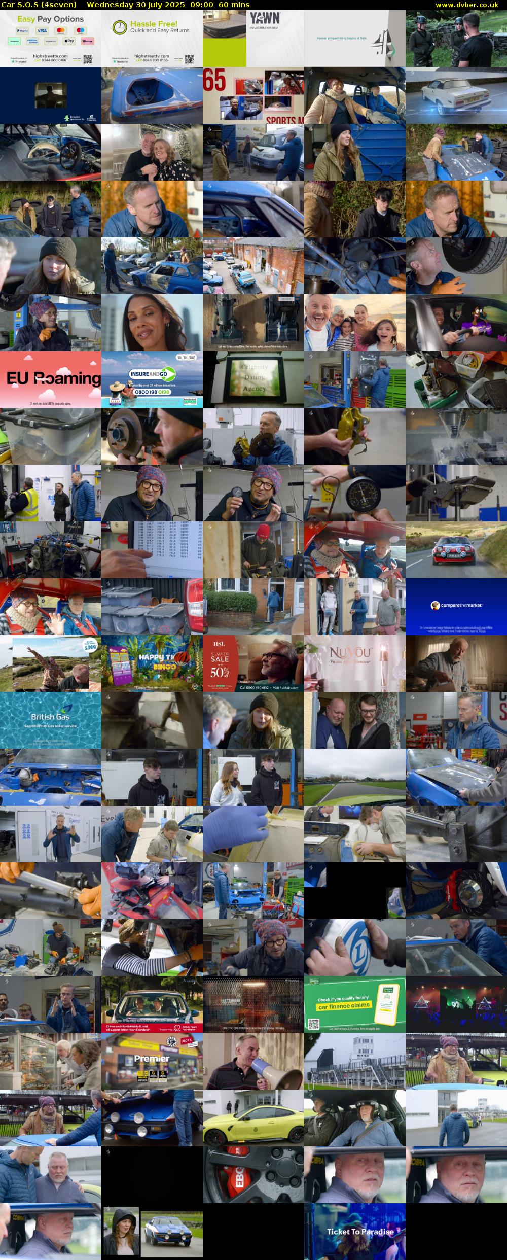 Car S.O.S (4seven) Wednesday 30 July 2025 09:00 - 10:00