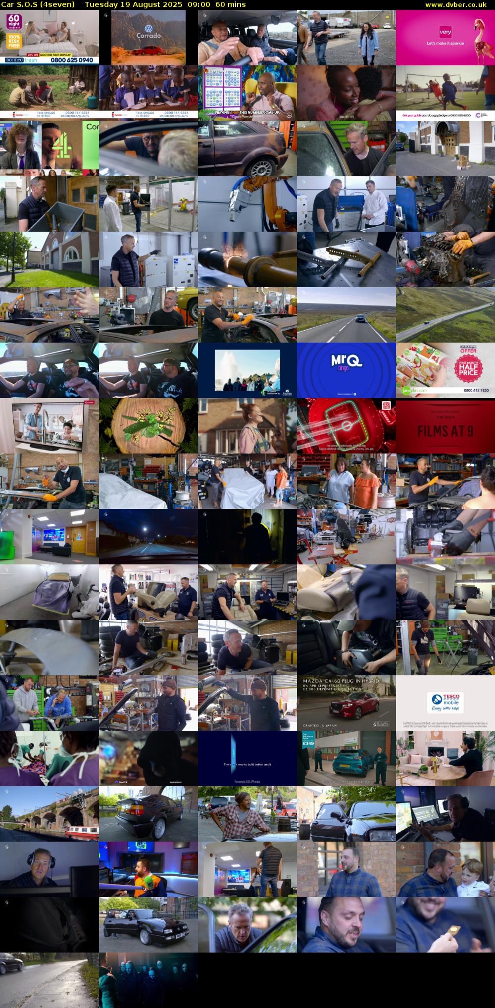 Car S.O.S (4seven) Tuesday 19 August 2025 09:00 - 10:00