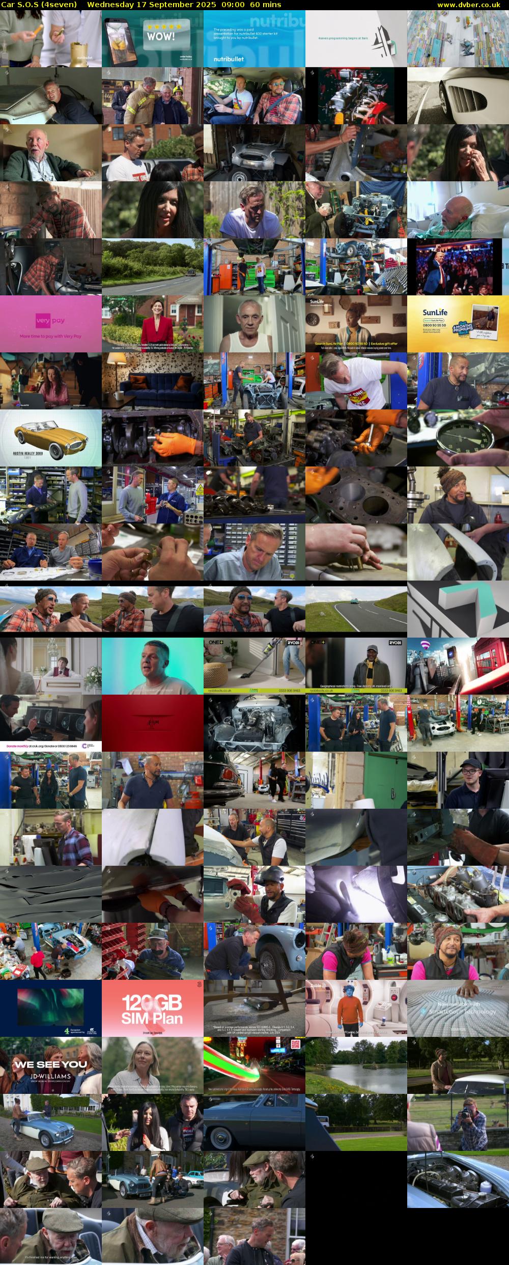 Car S.O.S (4seven) Wednesday 17 September 2025 09:00 - 10:00
