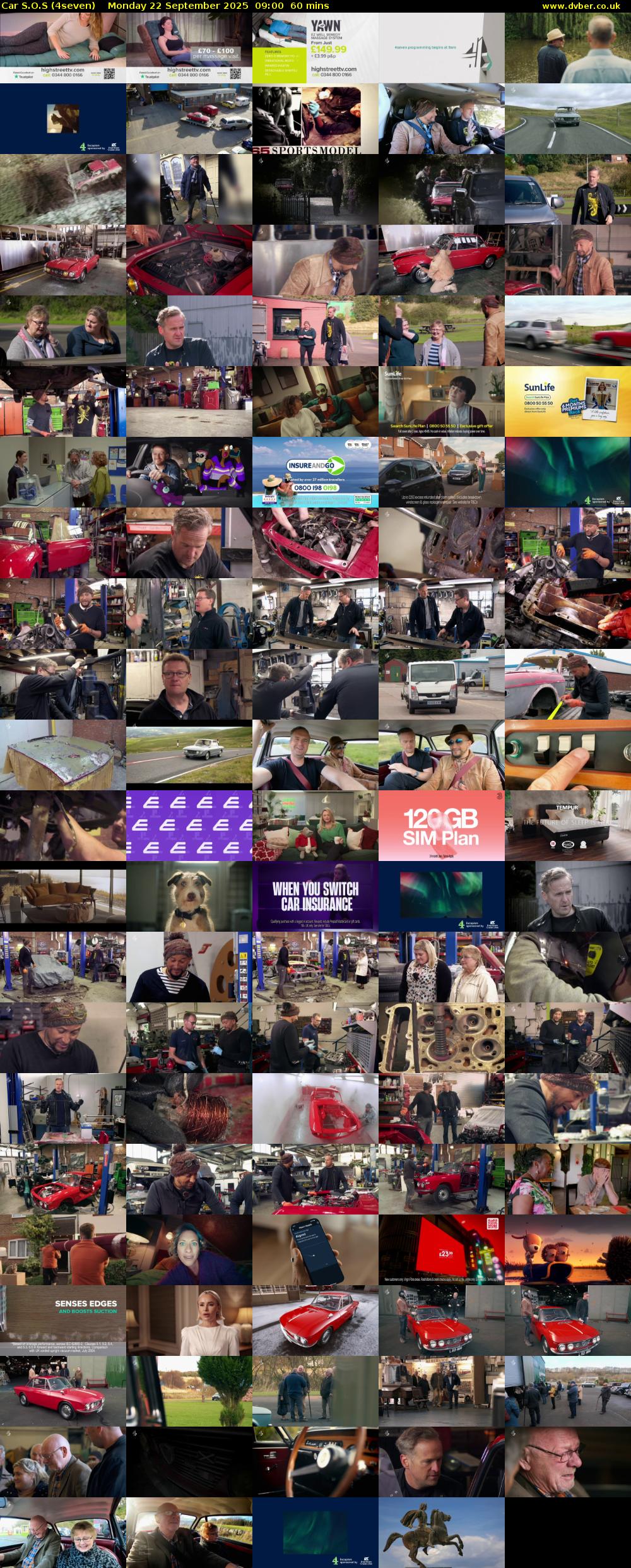 Car S.O.S (4seven) Monday 22 September 2025 09:00 - 10:00