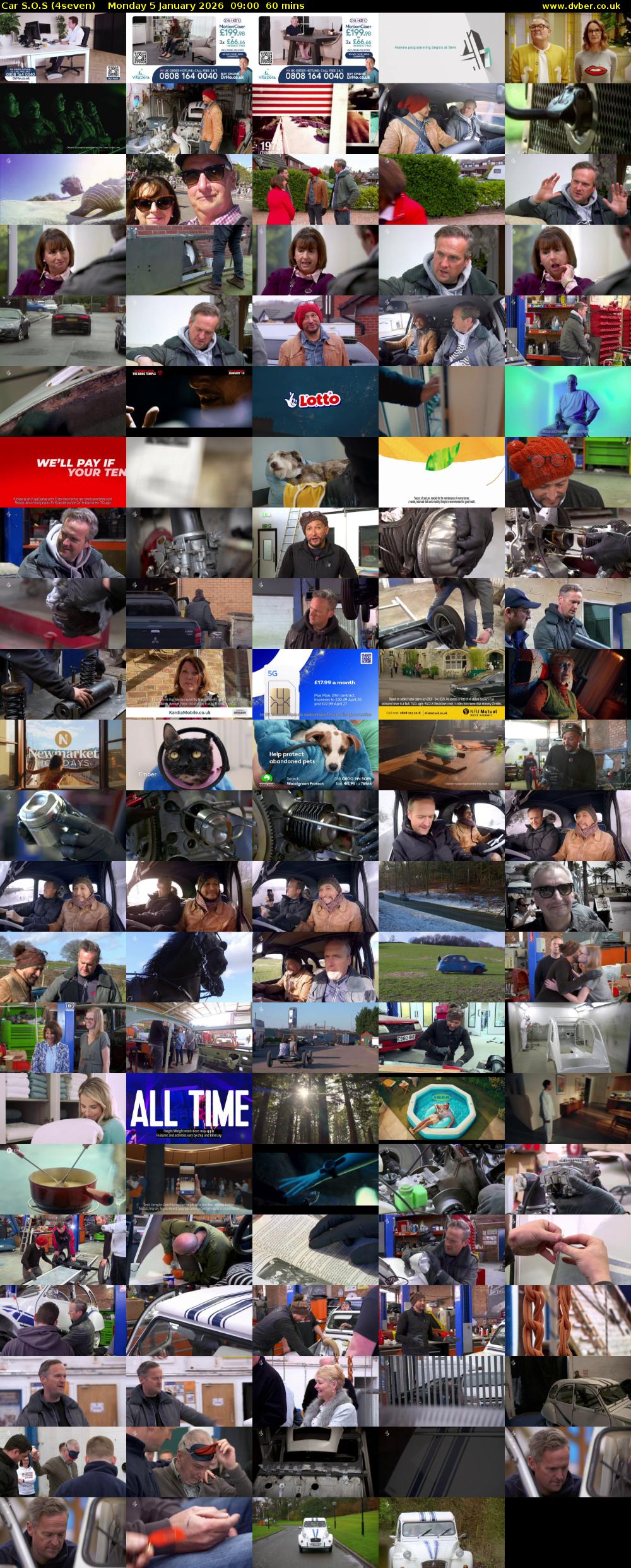 Car S.O.S (4seven) Monday 5 January 2026 09:00 - 10:00