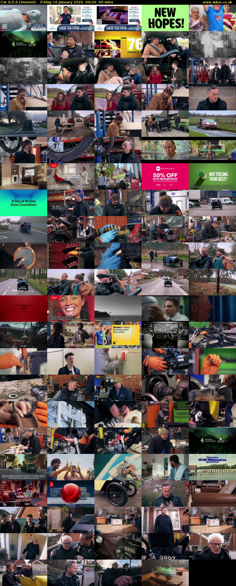 Car S.O.S (4seven) Friday 16 January 2026 09:00 - 10:00