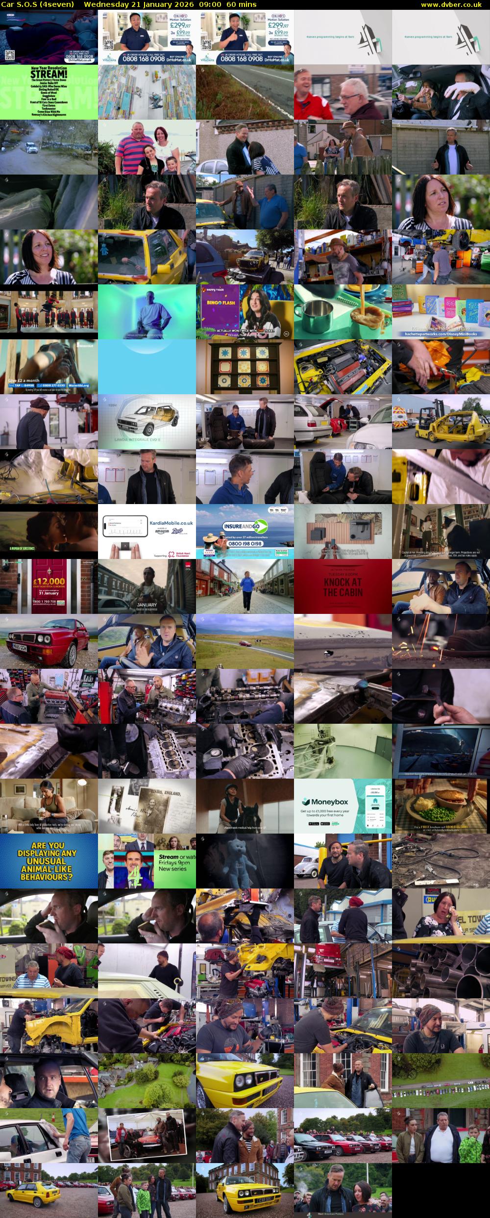 Car S.O.S (4seven) Wednesday 21 January 2026 09:00 - 10:00