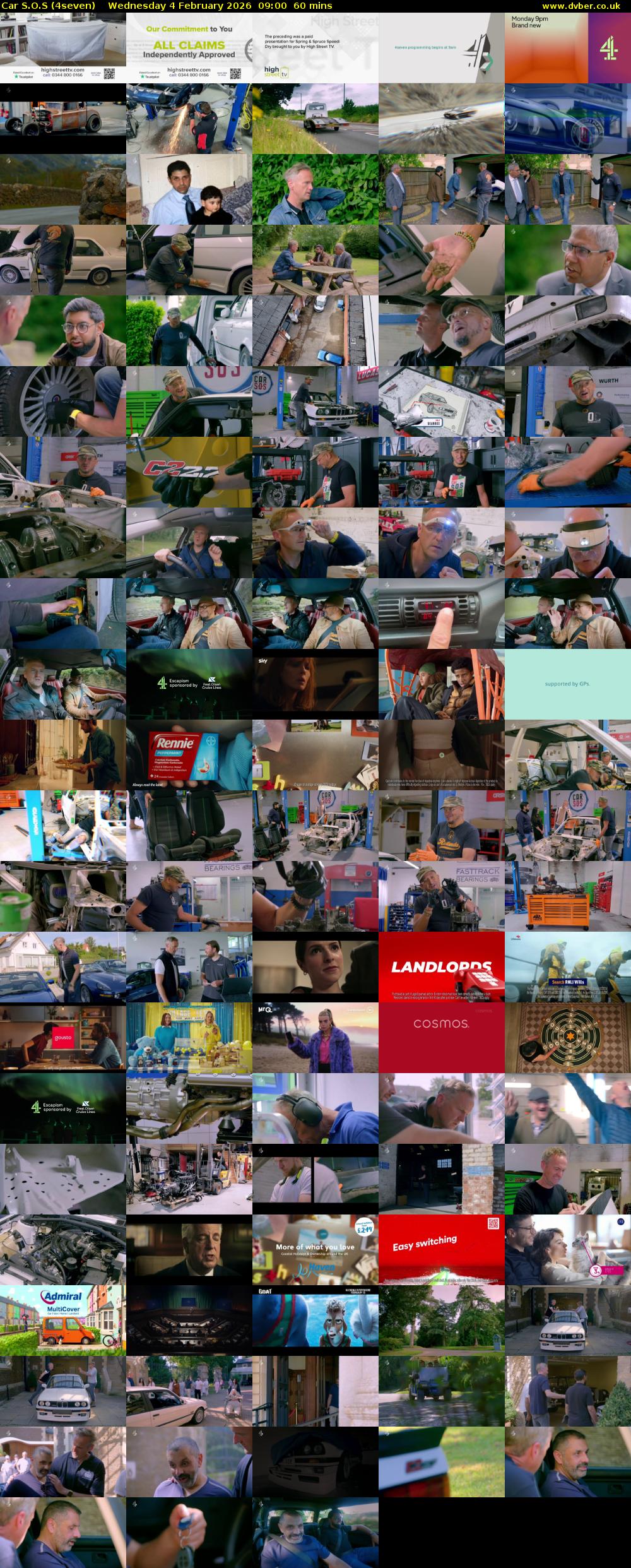 Car S.O.S (4seven) Wednesday 4 February 2026 09:00 - 10:00