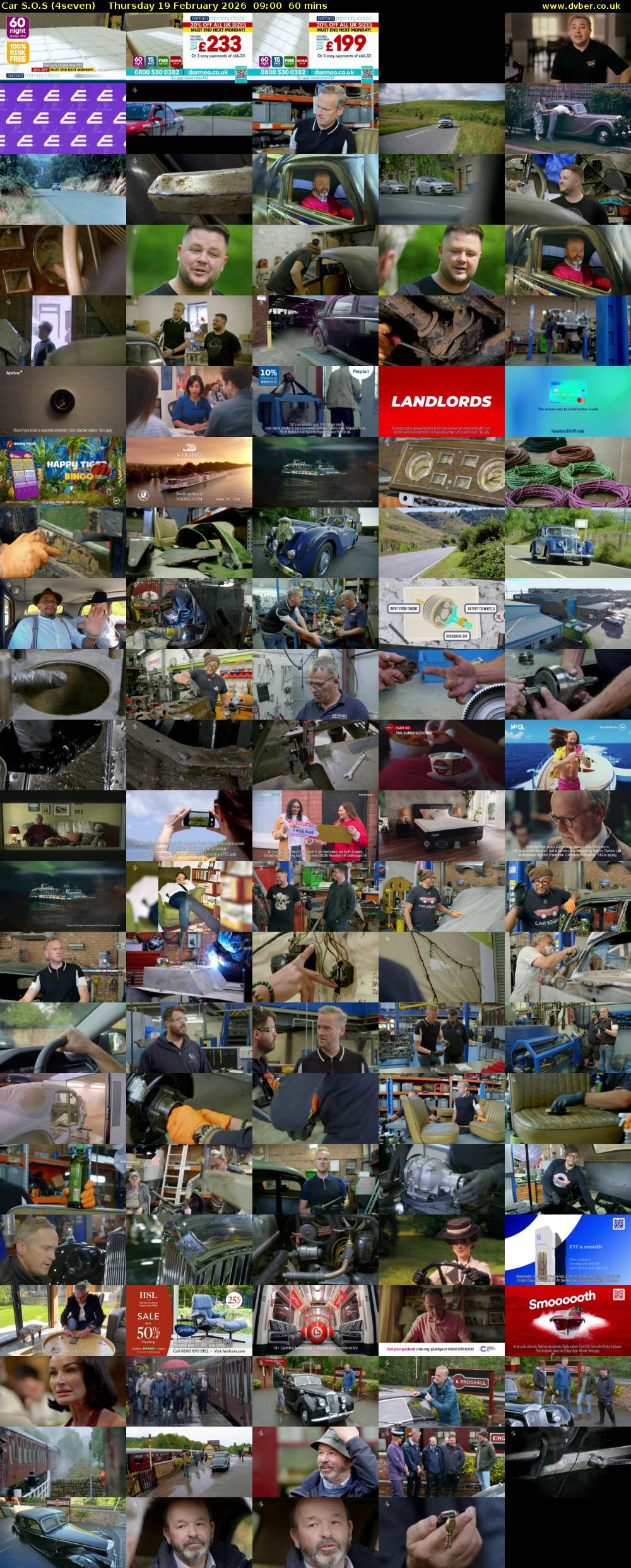 Car S.O.S (4seven) Thursday 19 February 2026 09:00 - 10:00