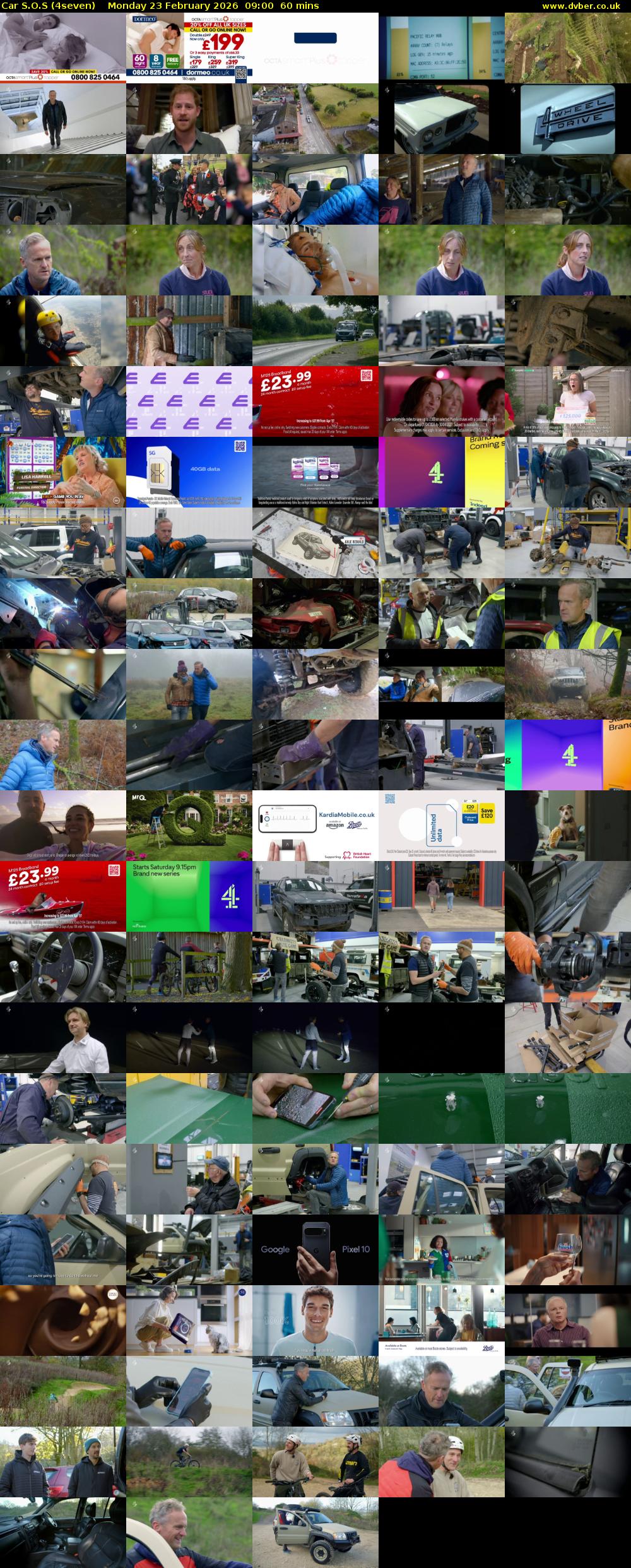 Car S.O.S (4seven) Monday 23 February 2026 09:00 - 10:00