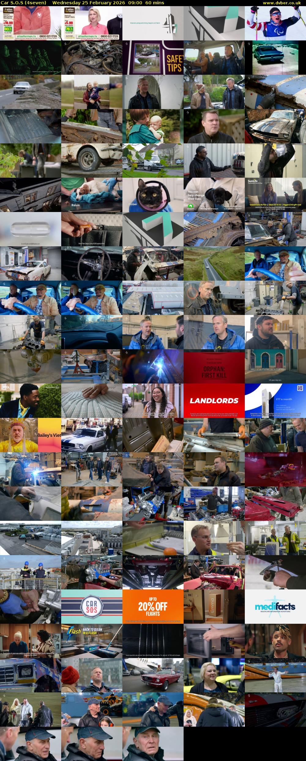 Car S.O.S (4seven) Wednesday 25 February 2026 09:00 - 10:00