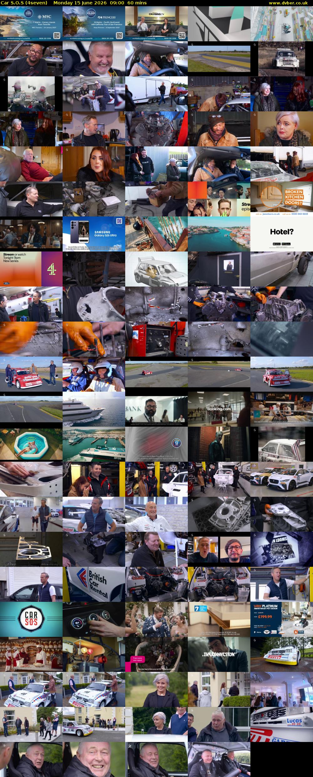 Car S.O.S (4seven) Monday 15 June 2026 09:00 - 10:00
