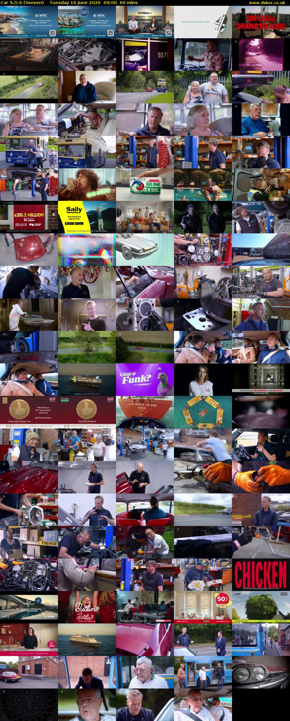 Car S.O.S (4seven) Tuesday 16 June 2026 09:00 - 10:00