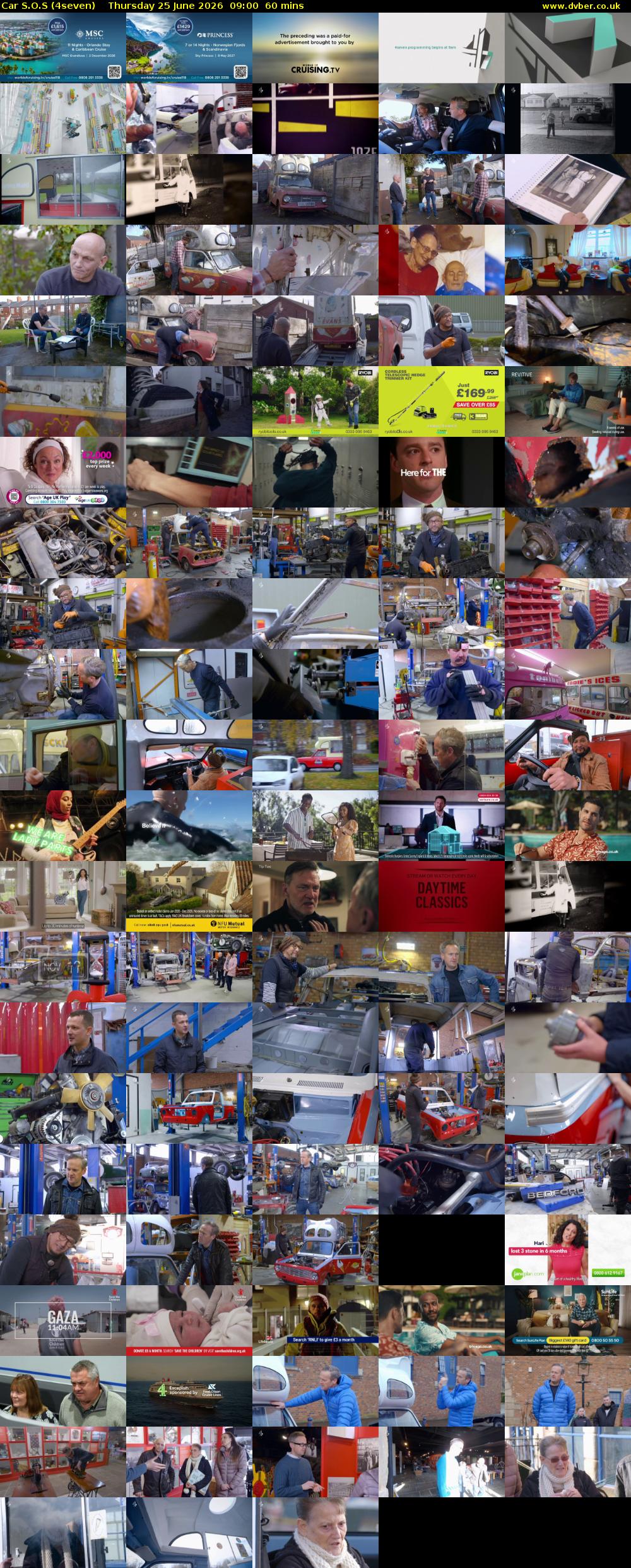 Car S.O.S (4seven) Thursday 25 June 2026 09:00 - 10:00