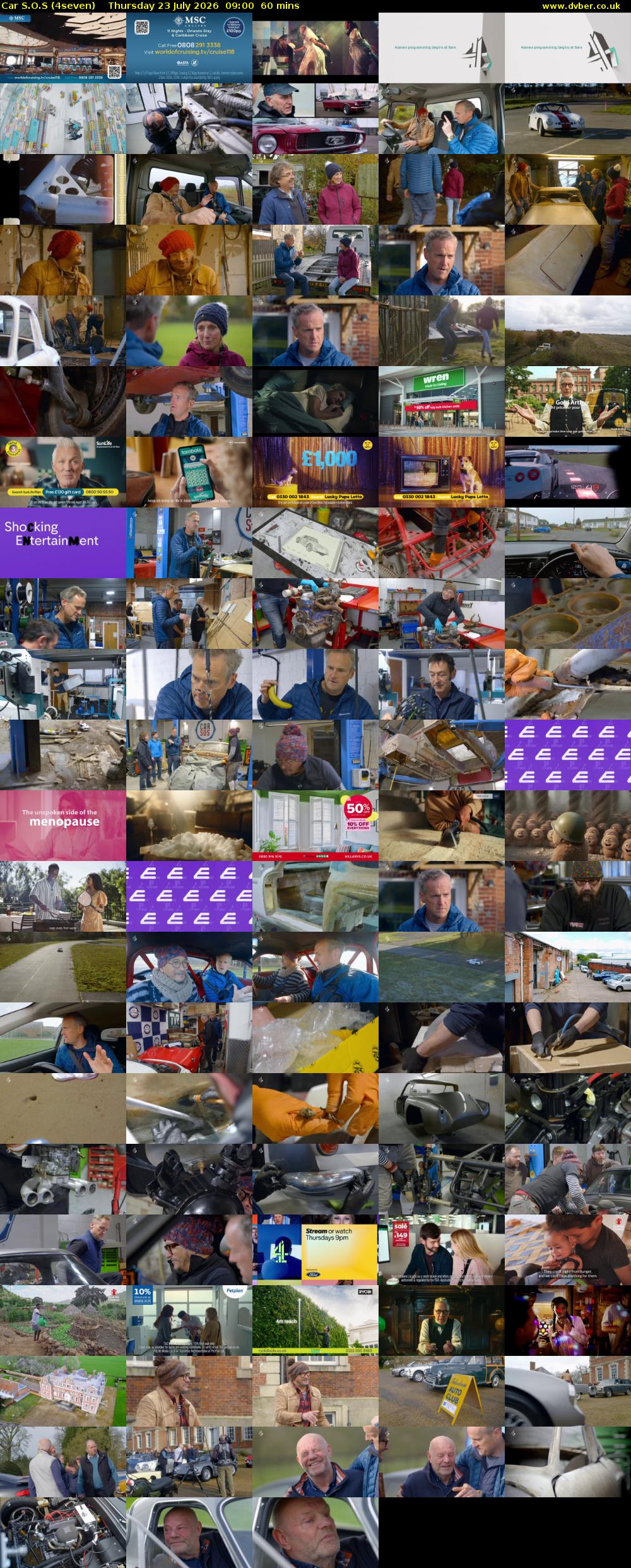 Car S.O.S (4seven) Thursday 23 July 2026 09:00 - 10:00