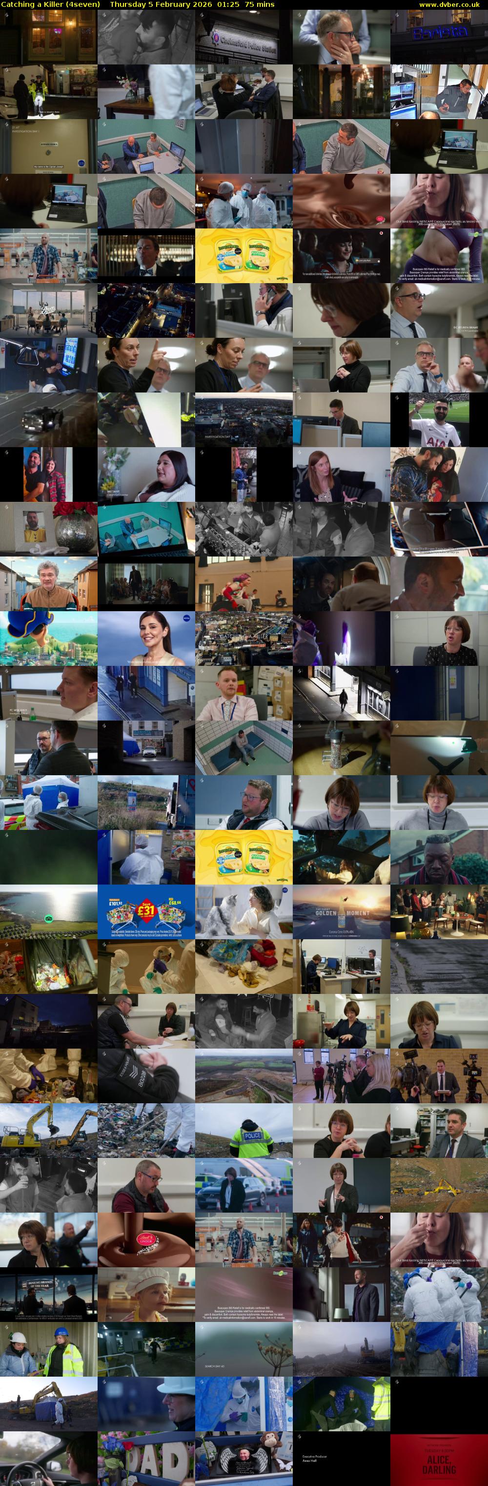 Catching a Killer (4seven) Thursday 5 February 2026 01:25 - 02:40