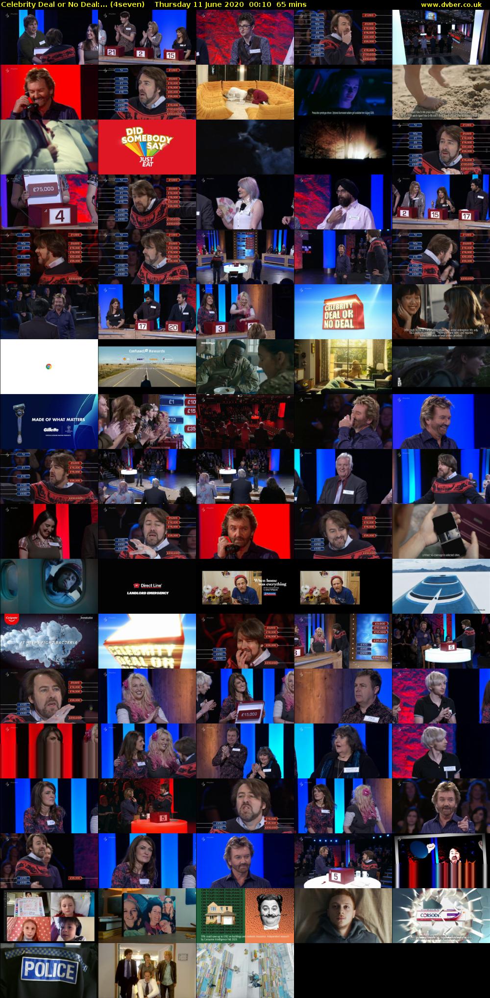 Celebrity Deal or No Deal:... (4seven) Thursday 11 June 2020 00:10 - 01:15