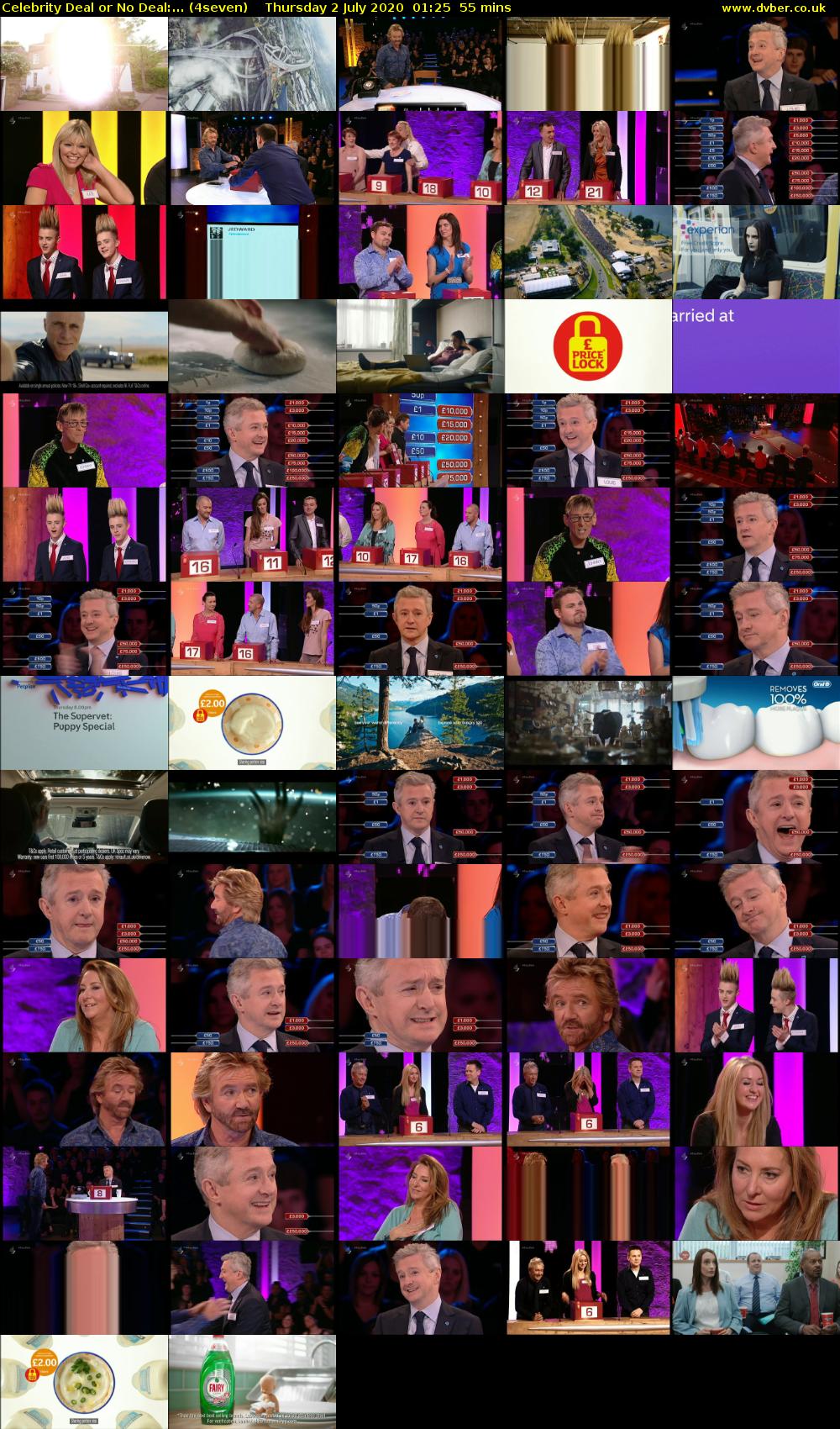 Celebrity Deal or No Deal:... (4seven) Thursday 2 July 2020 01:25 - 02:20