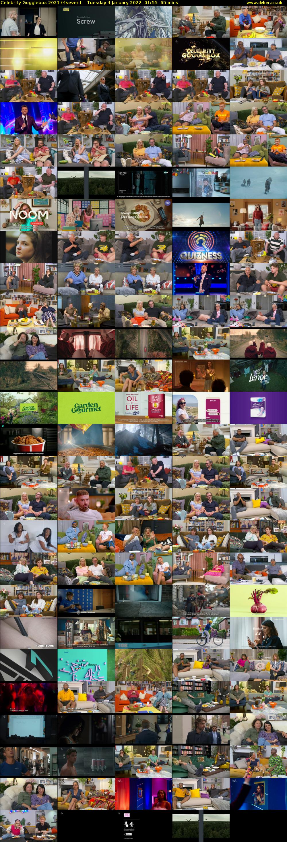 Celebrity Gogglebox 2021 (4seven) Tuesday 4 January 2022 01:55 - 03:00