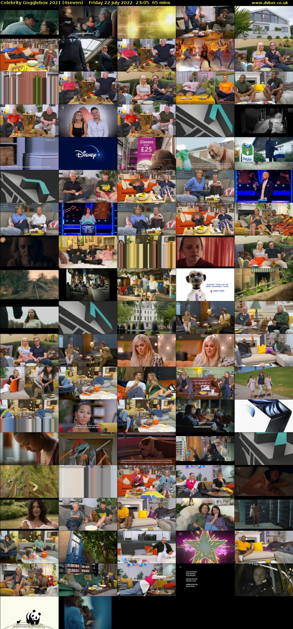 Celebrity Gogglebox 2021 (4seven) Friday 22 July 2022 23:05 - 00:10