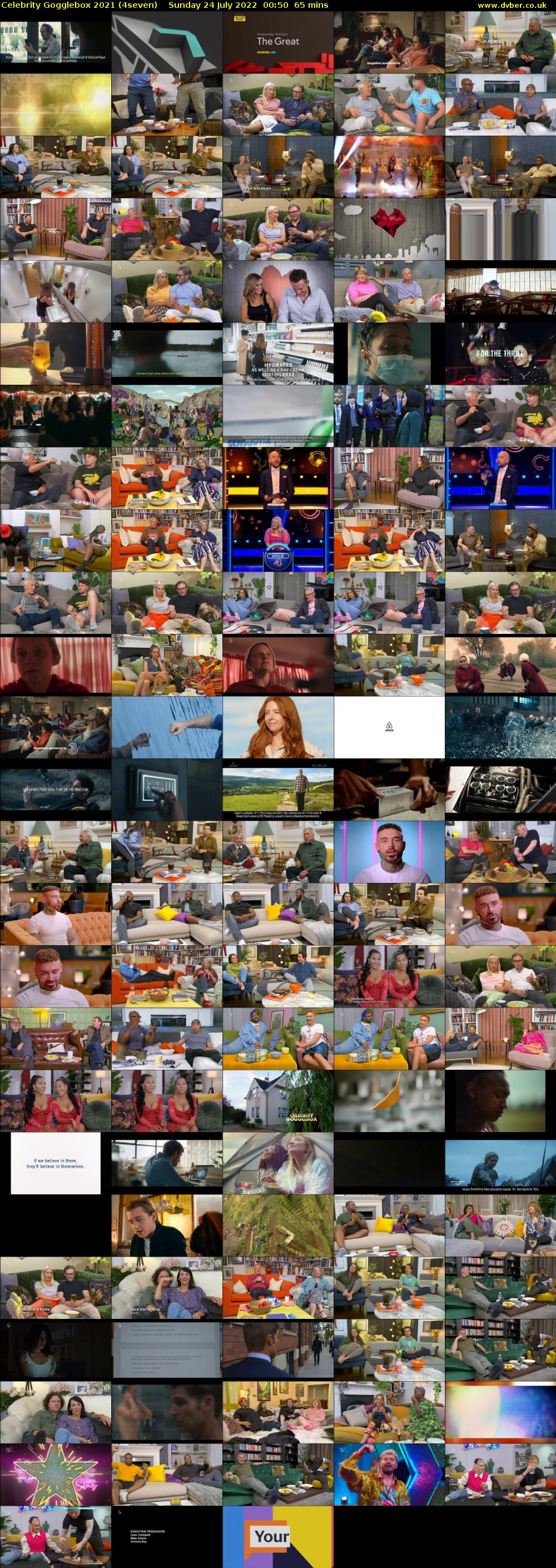 Celebrity Gogglebox 2021 (4seven) Sunday 24 July 2022 00:50 - 01:55