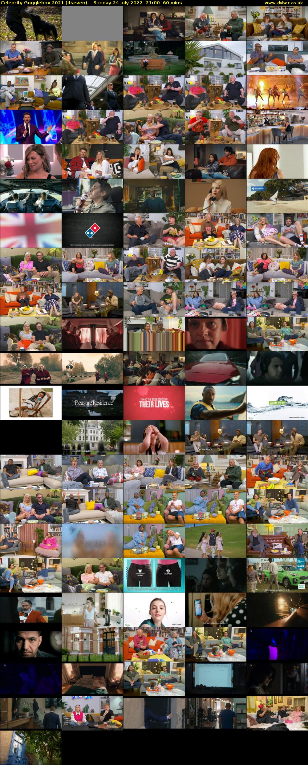 Celebrity Gogglebox 2021 (4seven) Sunday 24 July 2022 21:00 - 22:00