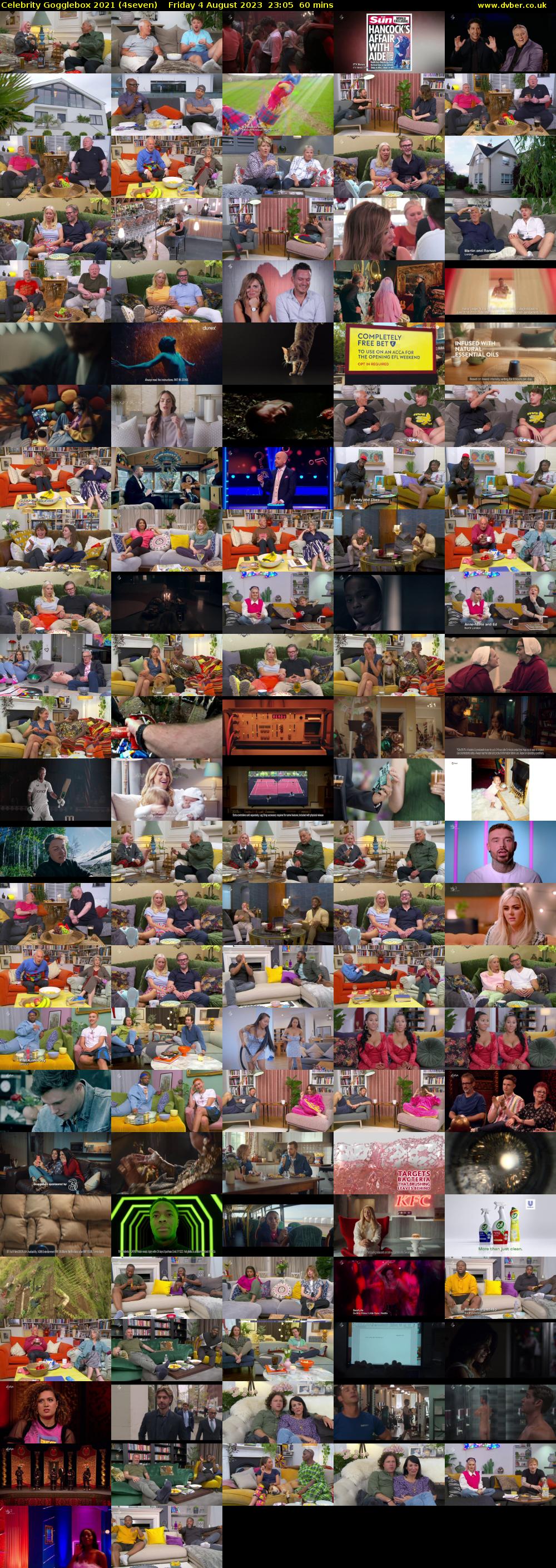 Celebrity Gogglebox 2021 (4seven) Friday 4 August 2023 23:05 - 00:05
