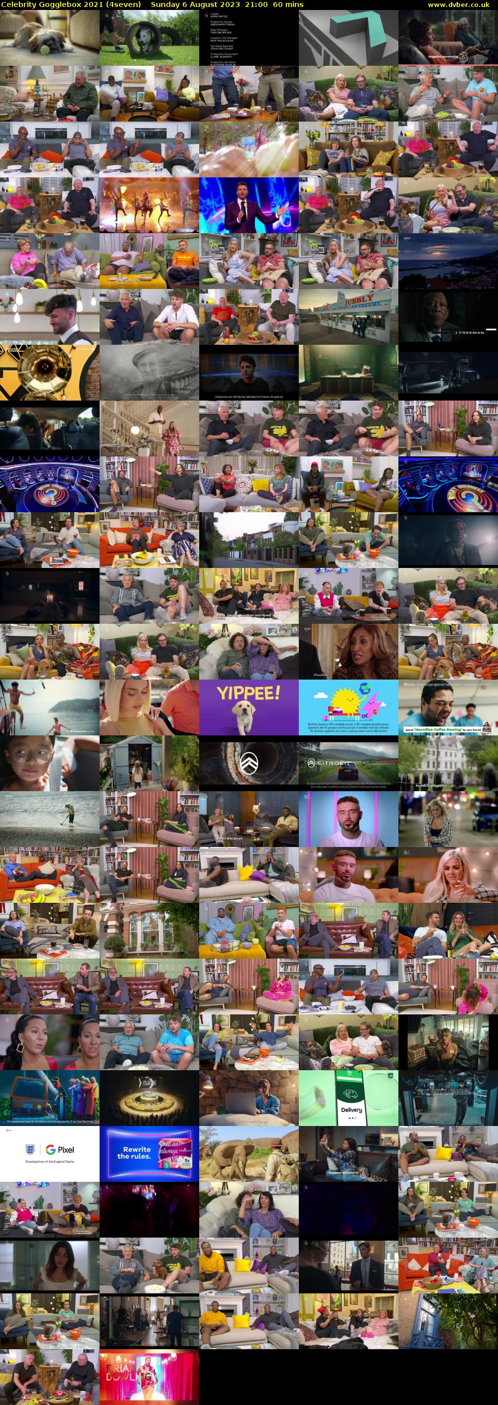 Celebrity Gogglebox 2021 (4seven) Sunday 6 August 2023 21:00 - 22:00