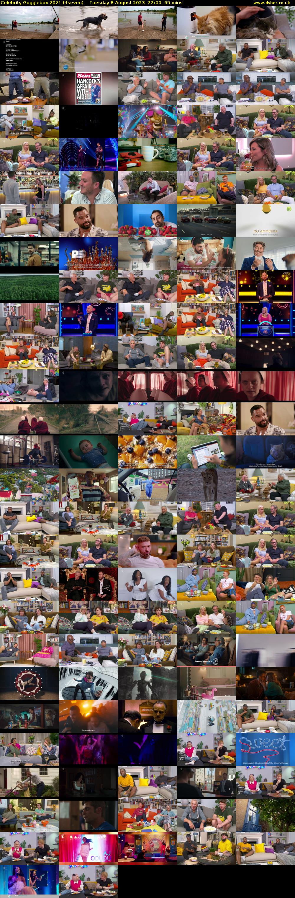 Celebrity Gogglebox 2021 (4seven) Tuesday 8 August 2023 22:00 - 23:05