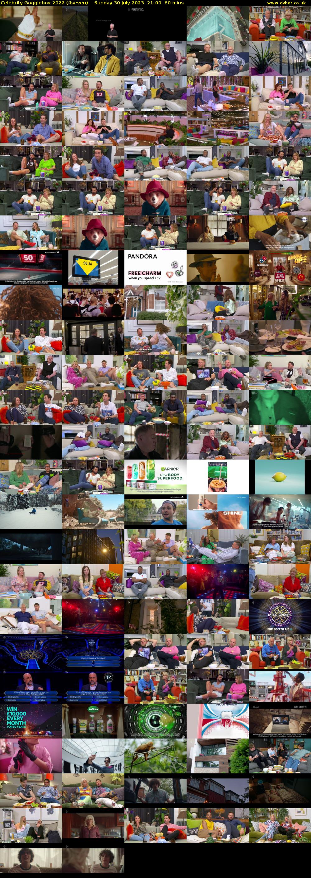 Celebrity Gogglebox 2022 (4seven) Sunday 30 July 2023 21:00 - 22:00