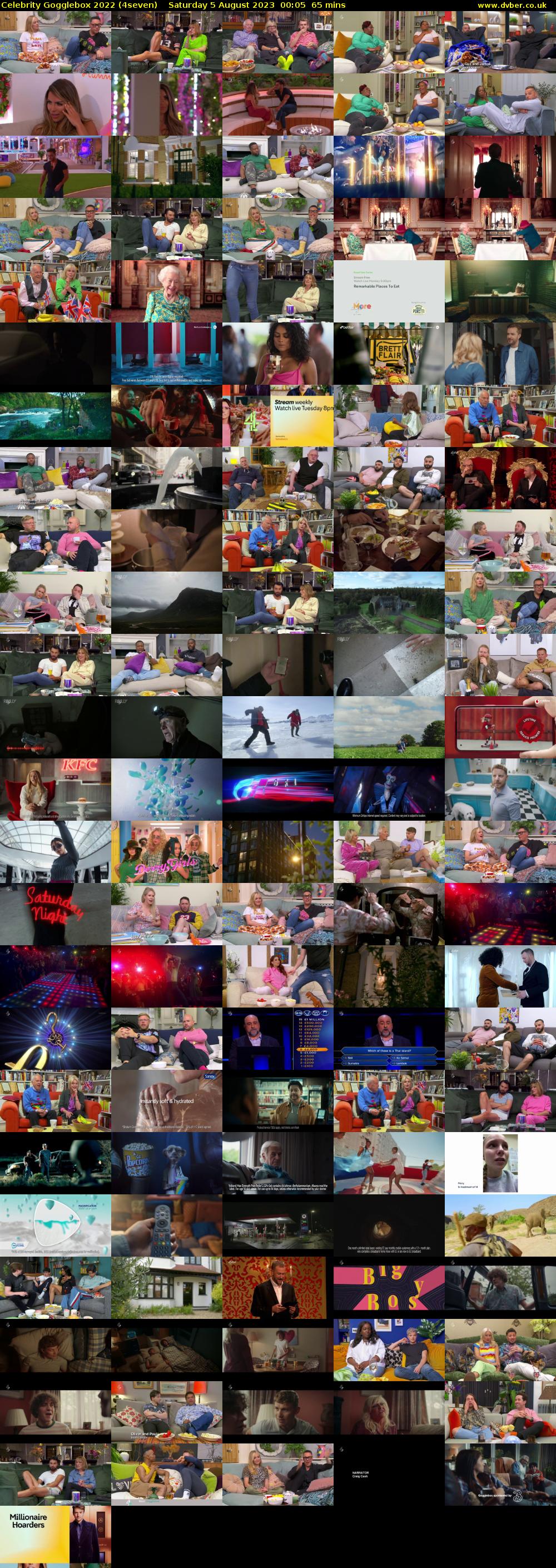 Celebrity Gogglebox 2022 (4seven) Saturday 5 August 2023 00:05 - 01:10