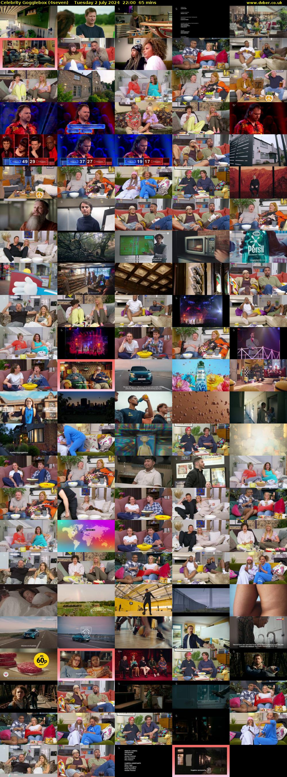 Celebrity Gogglebox (4seven) Tuesday 2 July 2024 22:00 - 23:05