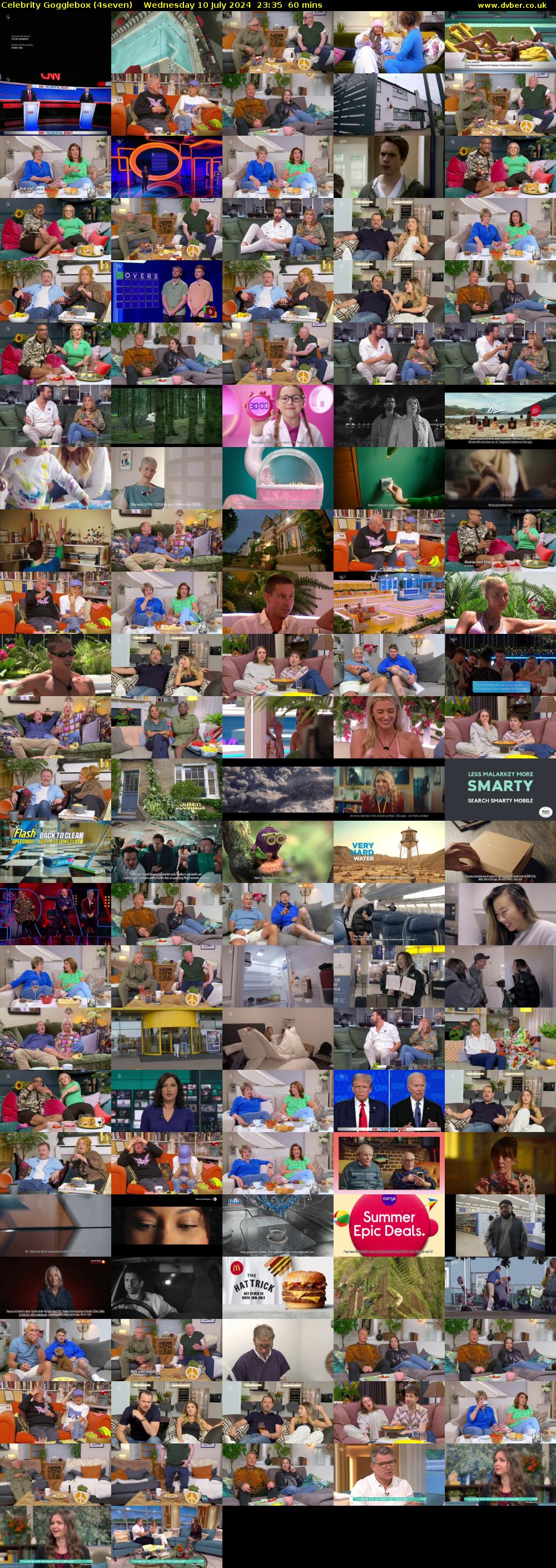 Celebrity Gogglebox (4seven) Wednesday 10 July 2024 23:35 - 00:35