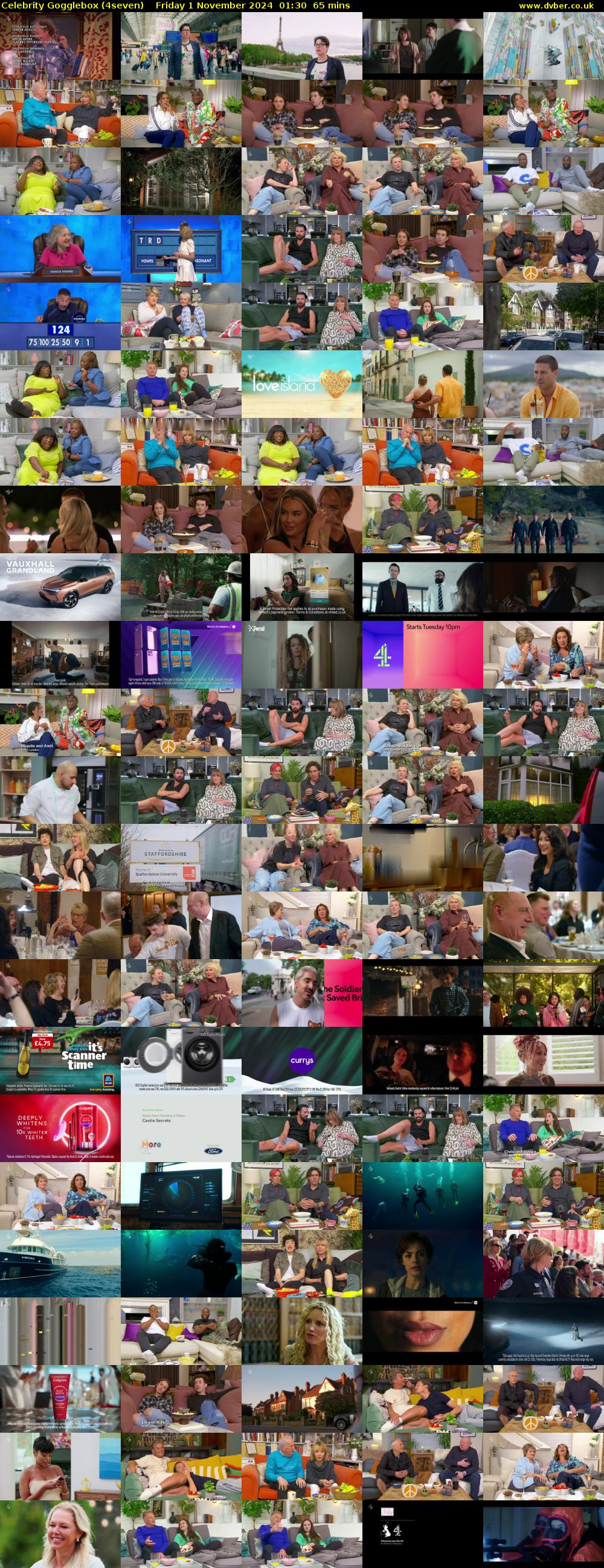 Celebrity Gogglebox (4seven) Friday 1 November 2024 01:30 - 02:35