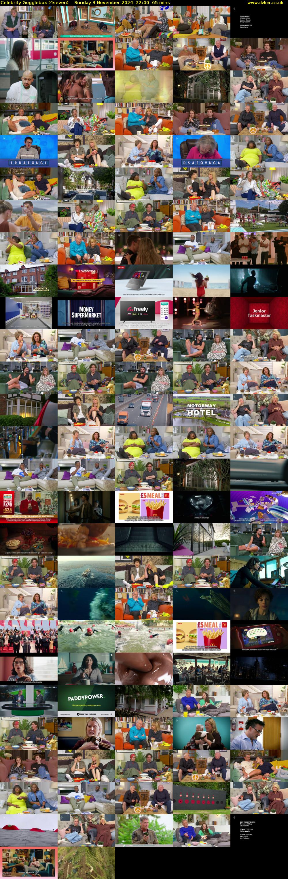 Celebrity Gogglebox (4seven) Sunday 3 November 2024 22:00 - 23:05