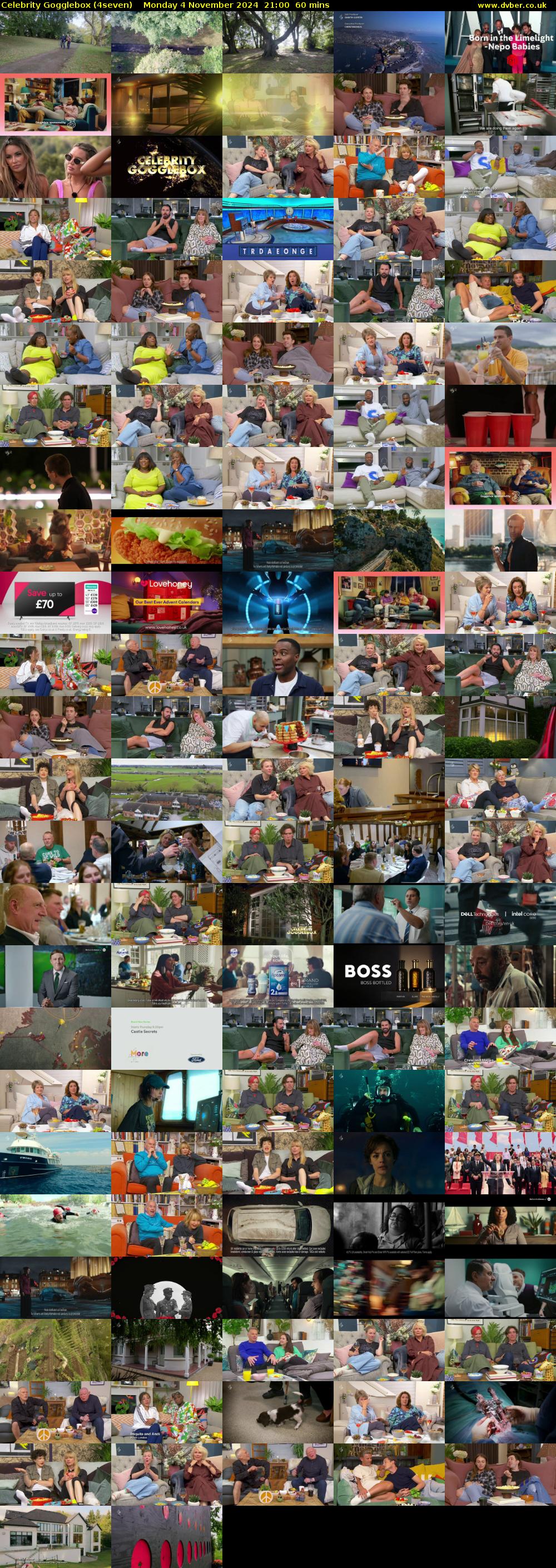 Celebrity Gogglebox (4seven) Monday 4 November 2024 21:00 - 22:00