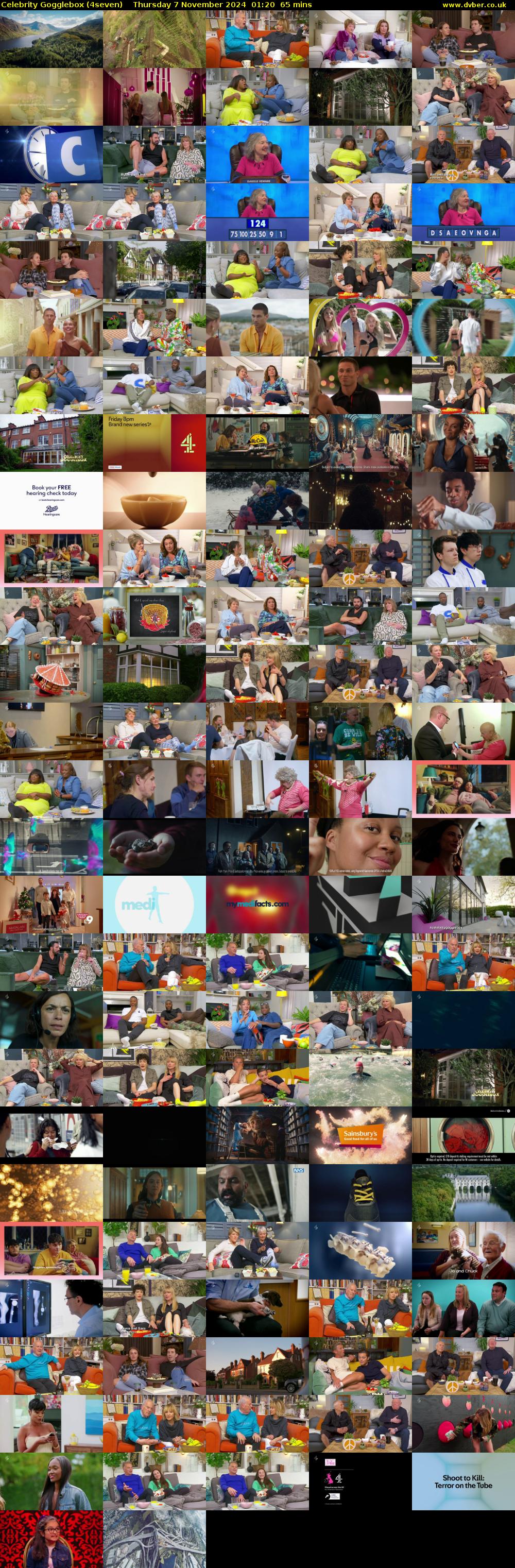 Celebrity Gogglebox (4seven) Thursday 7 November 2024 01:20 - 02:25