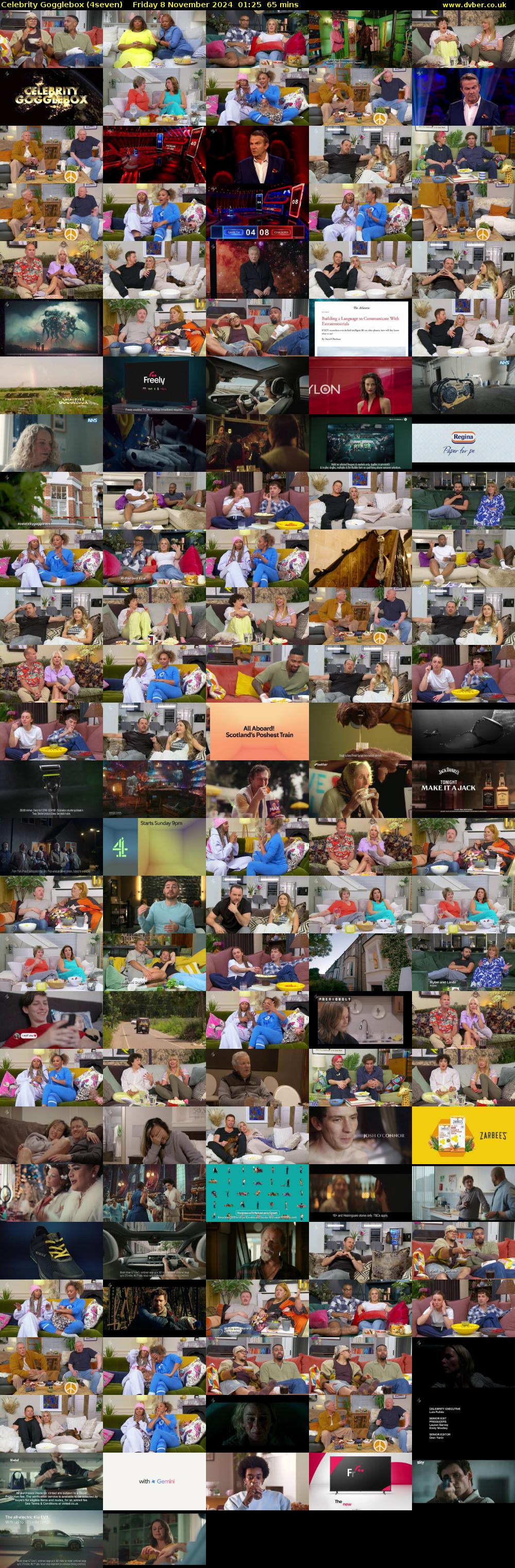 Celebrity Gogglebox (4seven) Friday 8 November 2024 01:25 - 02:30