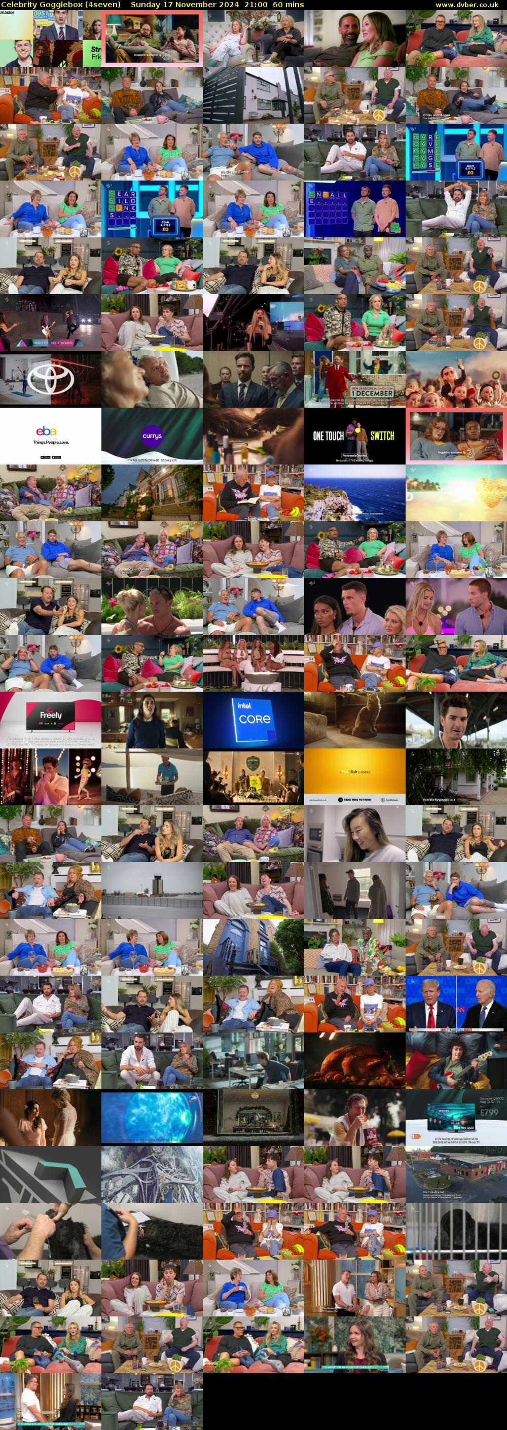 Celebrity Gogglebox (4seven) Sunday 17 November 2024 21:00 - 22:00