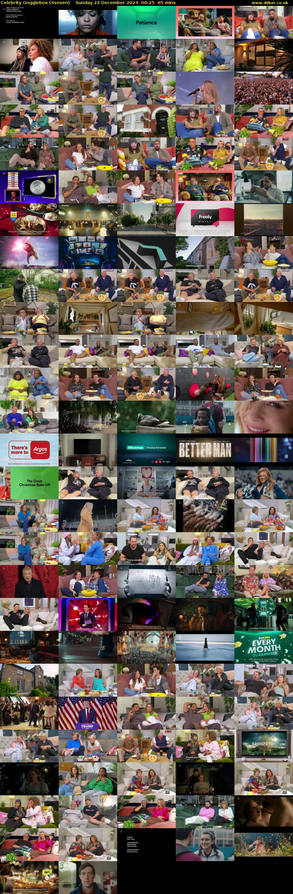 Celebrity Gogglebox (4seven) Sunday 22 December 2024 00:25 - 01:30