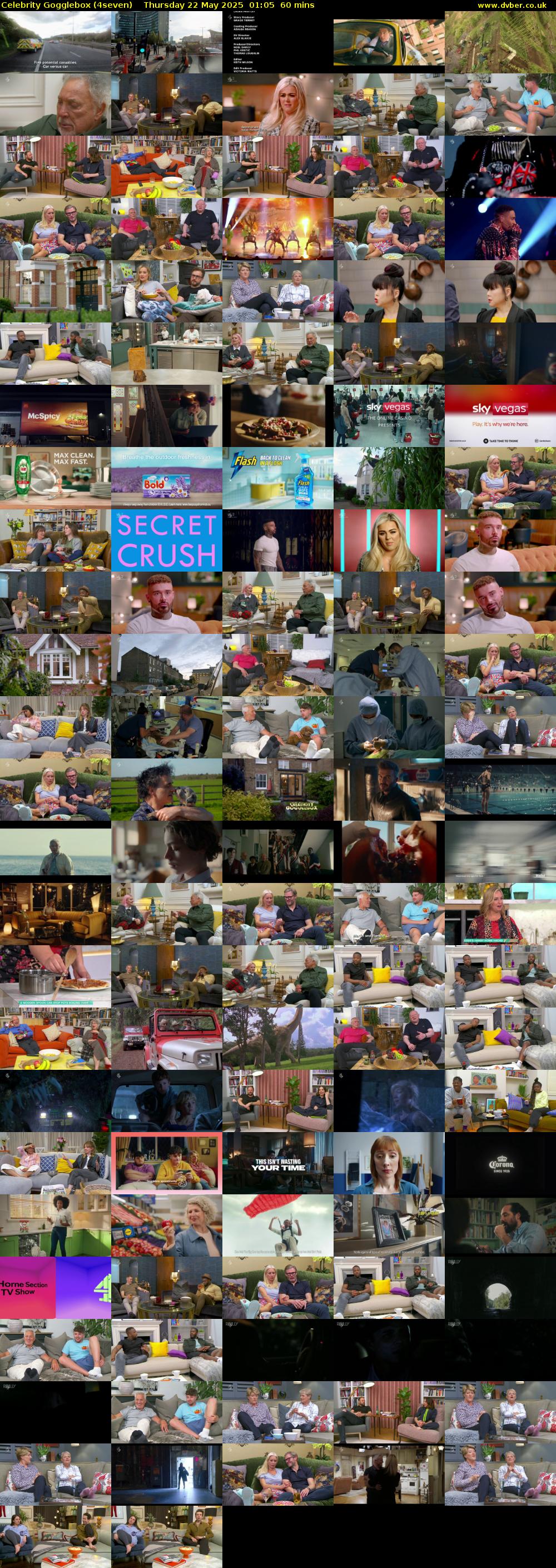 Celebrity Gogglebox (4seven) Thursday 22 May 2025 01:05 - 02:05