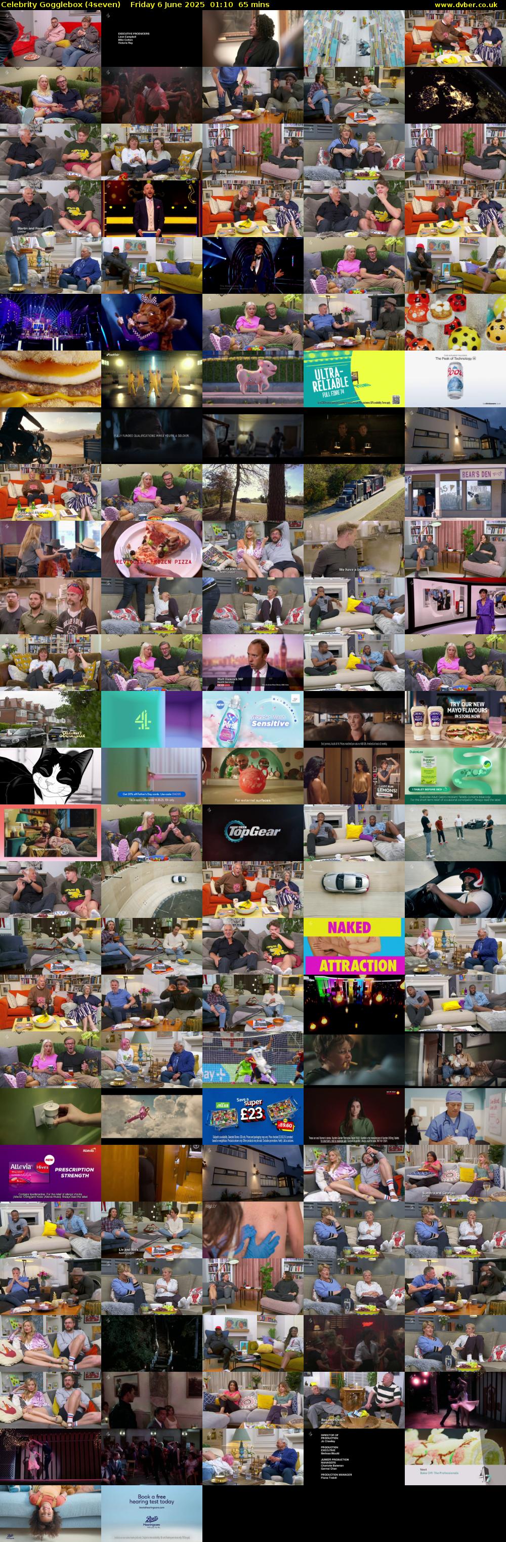 Celebrity Gogglebox (4seven) Friday 6 June 2025 01:10 - 02:15