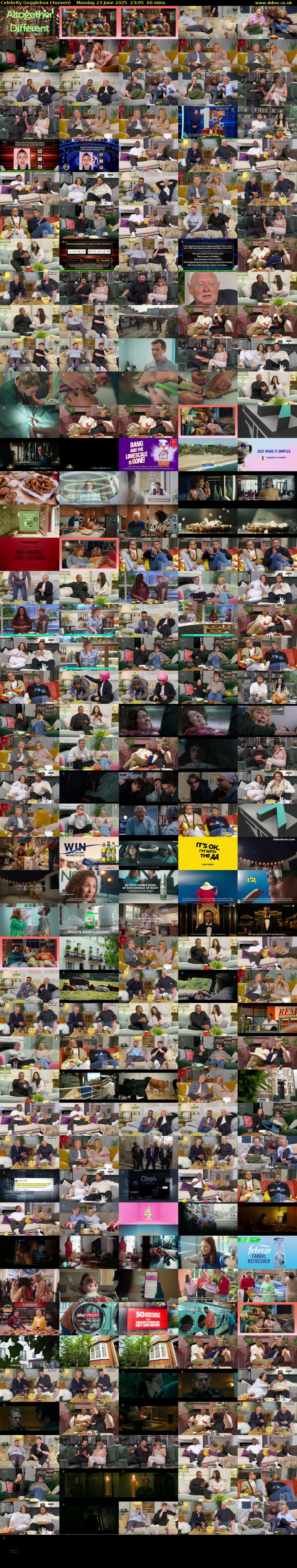 Celebrity Gogglebox (4seven) Monday 23 June 2025 23:05 - 00:05