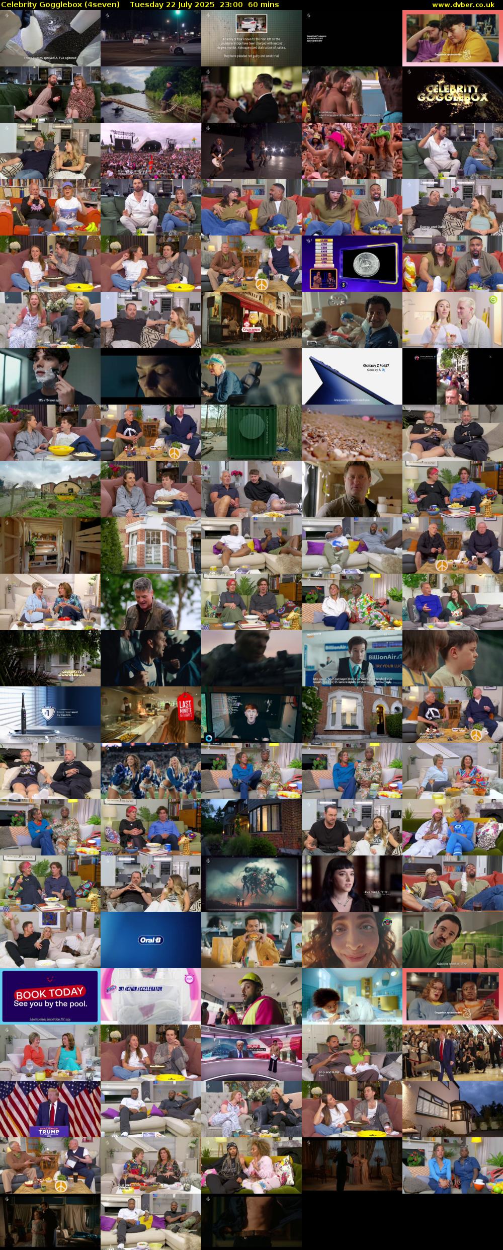 Celebrity Gogglebox (4seven) Tuesday 22 July 2025 23:00 - 00:00