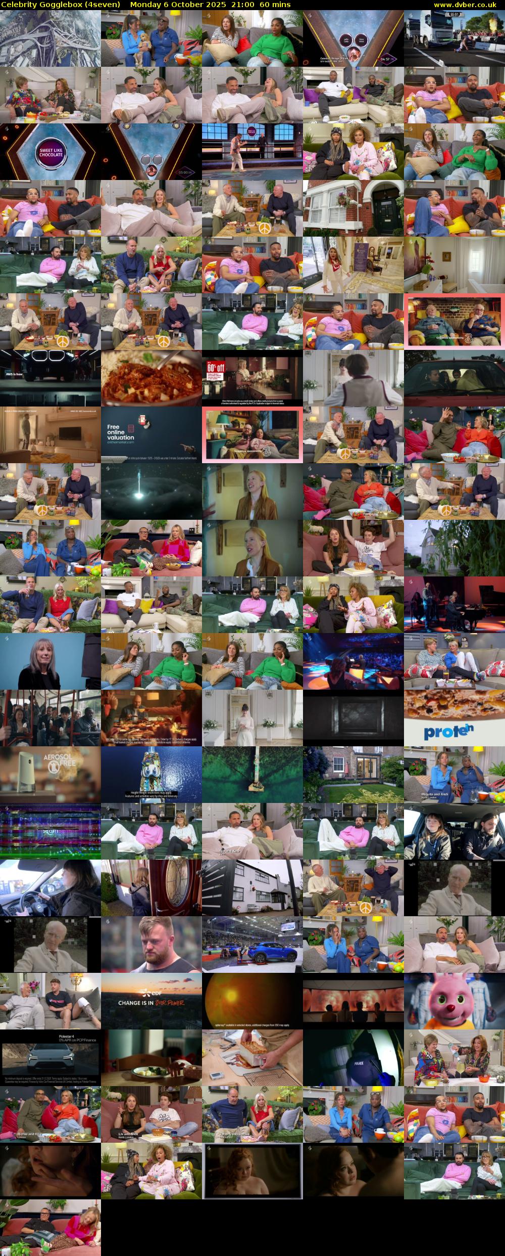Celebrity Gogglebox (4seven) Monday 6 October 2025 21:00 - 22:00