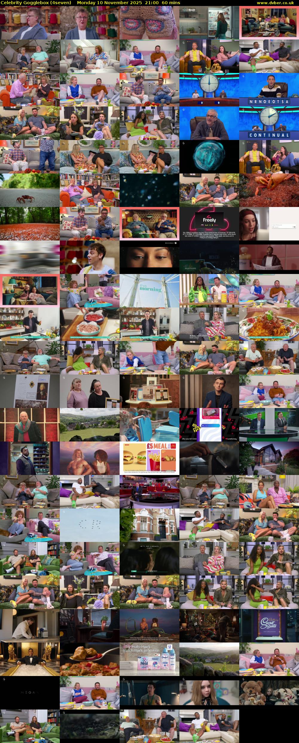 Celebrity Gogglebox (4seven) Monday 10 November 2025 21:00 - 22:00